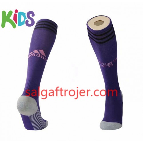 Manchester United Målmand Børn Hjemme Strømper 2019/20 Manchester United Målmand Børn Hjemme Strømper 2019/20